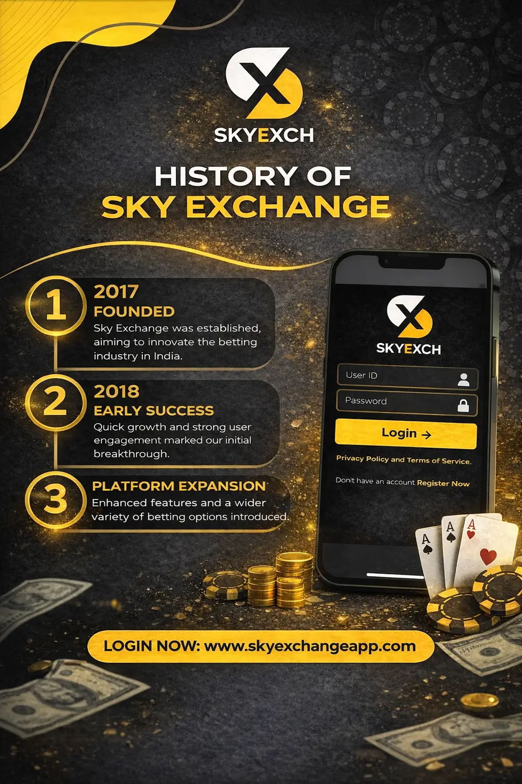 History of Sky Exchange