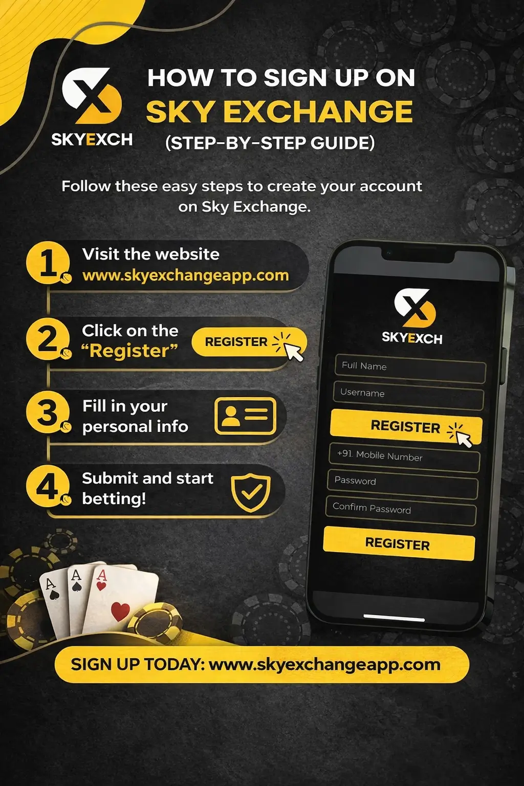 How to Sign Up on Sky Exchange