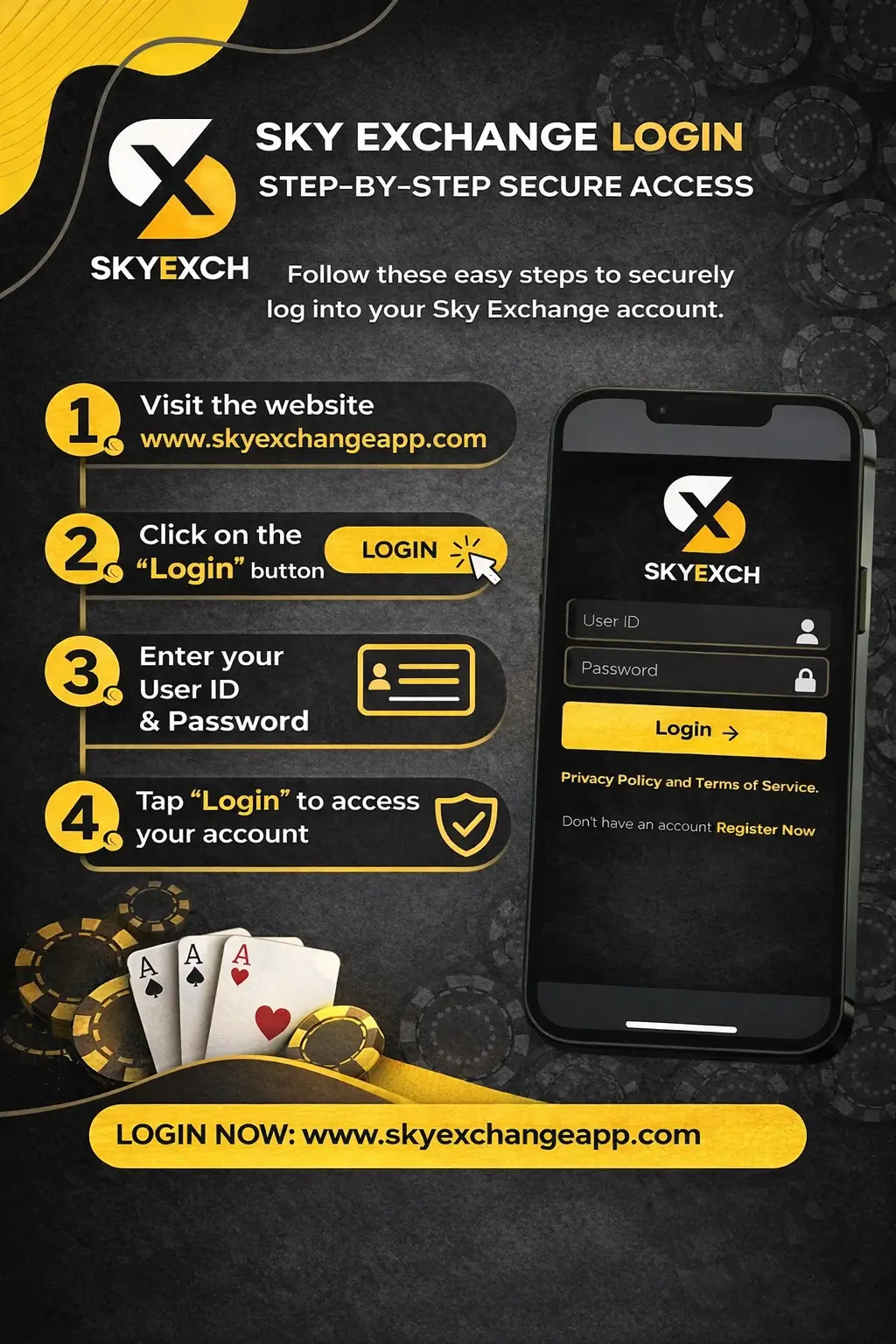 Sky Exchange Login Step-by-Step